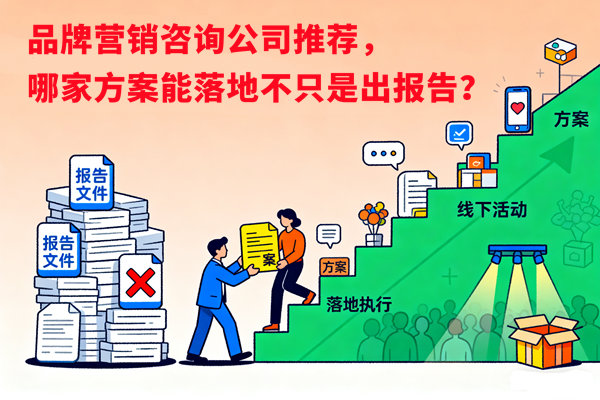 品牌營銷咨詢公司推薦，哪家方案能落地不只是出報告？