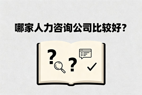 哪家人力咨詢公司比較好？