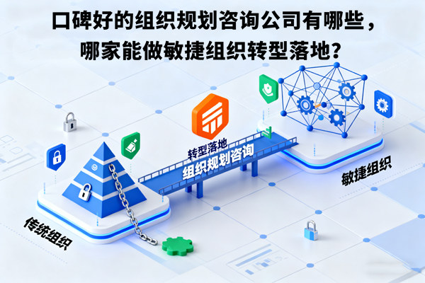 口碑好的組織規(guī)劃咨詢公司有哪些，哪家能做敏捷組織轉(zhuǎn)型落地？